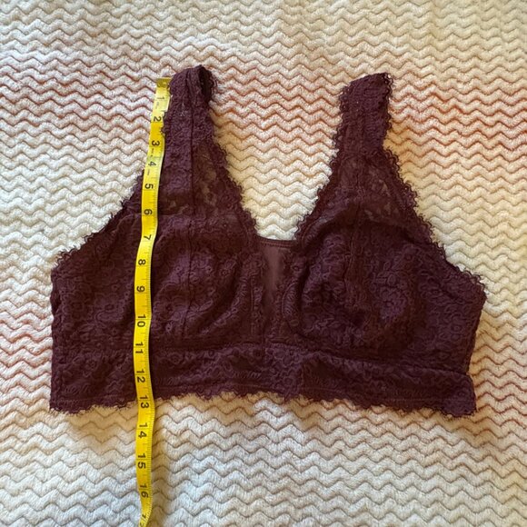 Aerie Purple Lace Bralette - Size X-Large - Picture 4 of 7